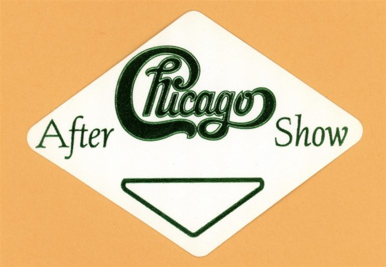 Chicago 1995 Night & Day Concert Tour AFTER SHOW Backstage Pass