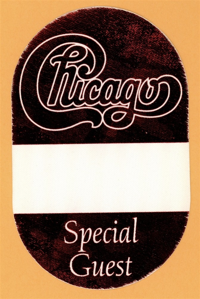 Chicago 1995 Night & Day Concert Tour GUEST Backstage Pass