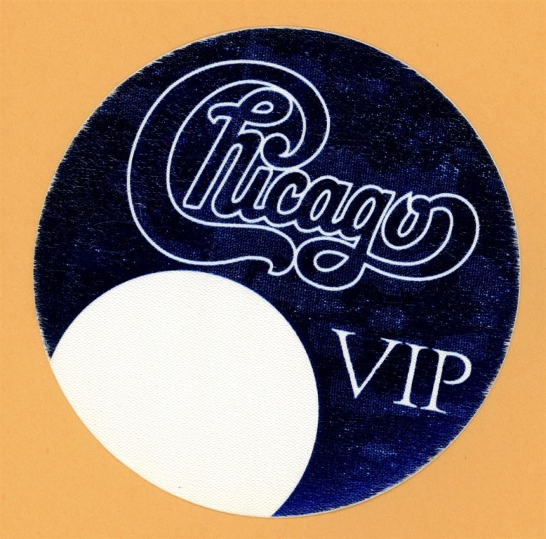 Chicago 1995 Night & Day Concert Tour VIP Backstage Pass