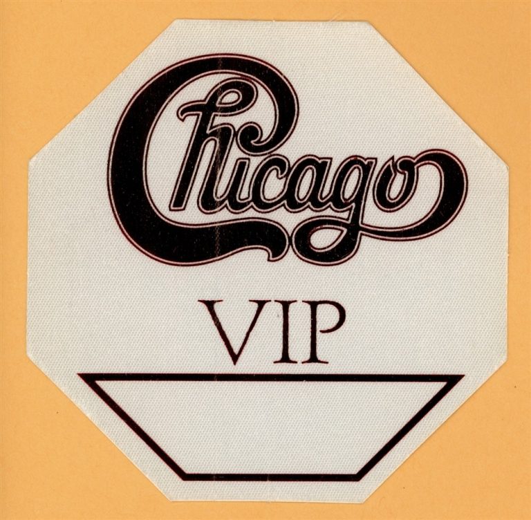 Chicago 1995 Night & Day Concert Tour VIP Backstage Pass