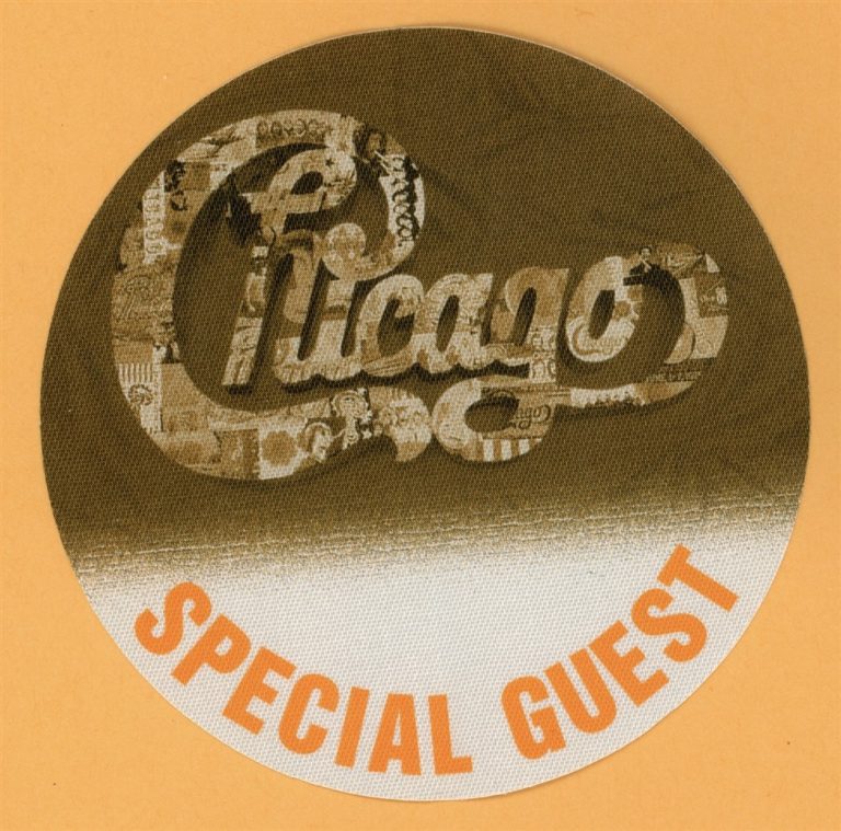 Chicago 1999 Concert Tour GUEST Backstage Pass