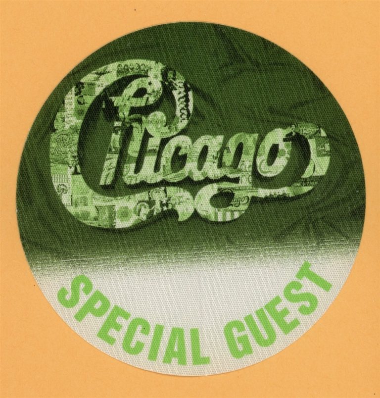Chicago 1999 Concert Tour GUEST Backstage Pass