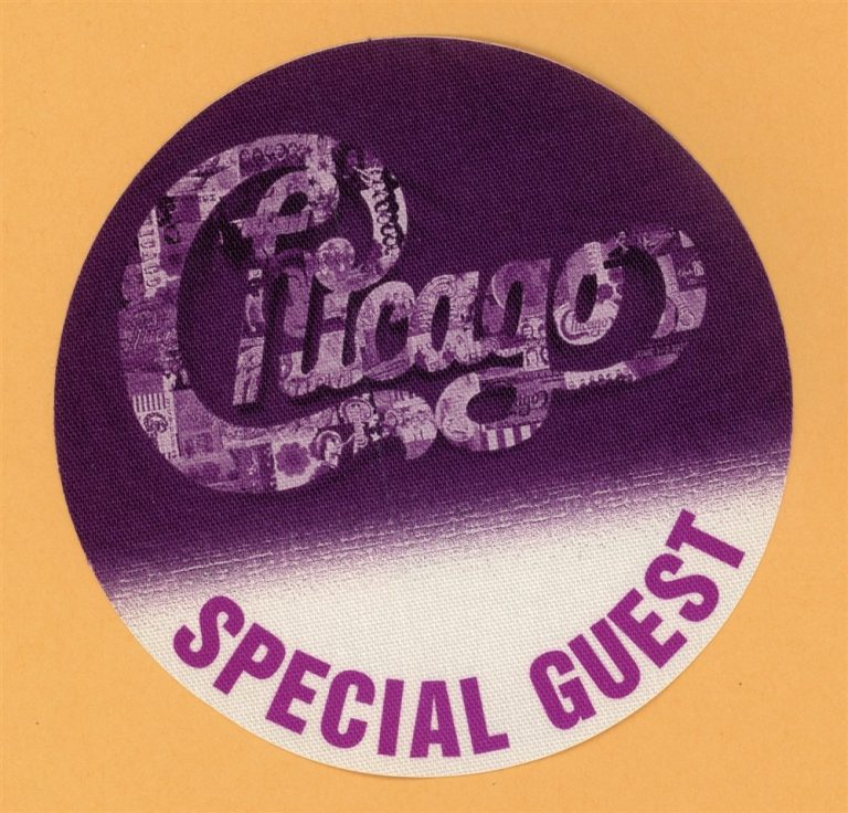 Chicago 1999 Concert Tour GUEST Backstage Pass