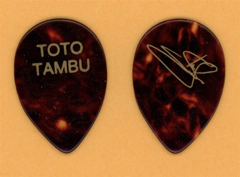 Toto Steve Lukather Vintage Guitar Pick - 1995 Tambu Tour