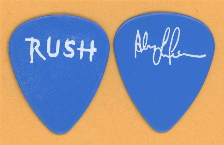Rush Alex Lifeson Vintage Guitar Pick - 2002 Vapor Trails Tour