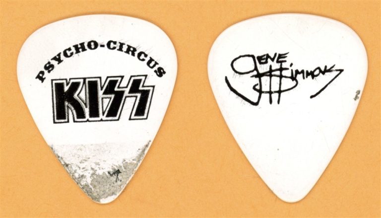 KISS Gene Simmons Vintage Guitar Pick - 1998 Psycho Circus Tour - Stage Used
