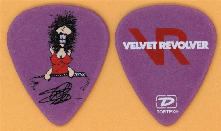 Velvet Revolver Slash 2008 Libertad concert tour stage Guitar Pick Guns N Roses