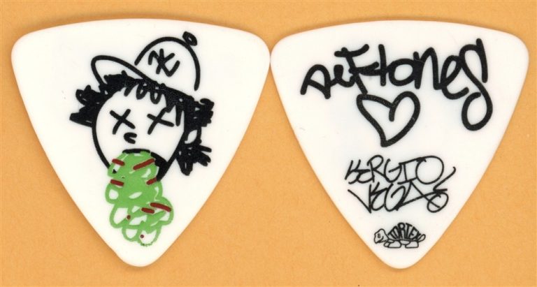 Deftones Sergio Vega Vintage Guitar Pick - 2012 Koi No Yokan Tour