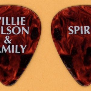Willie Nelson & Family Vintage Guitar Pick - 1996 Spirit Tour - Stage Used