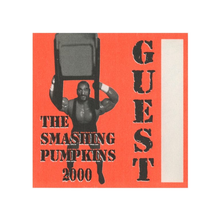 Smashing Pumpkins 2000 Machina Concert Tour Guest Backstage Pass