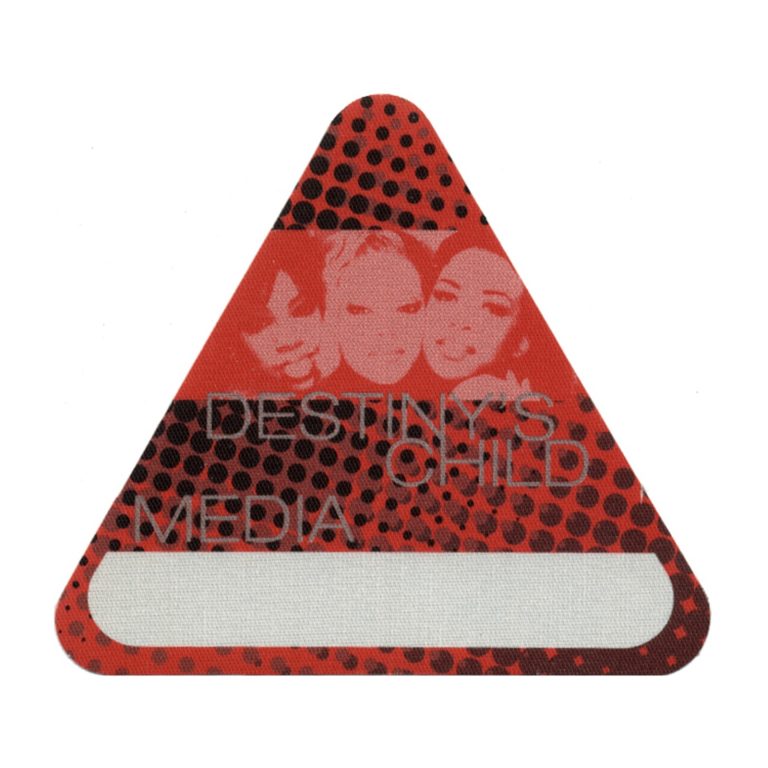 Destinys Child 1998 Debut Concert Tour Media Backstage Pass