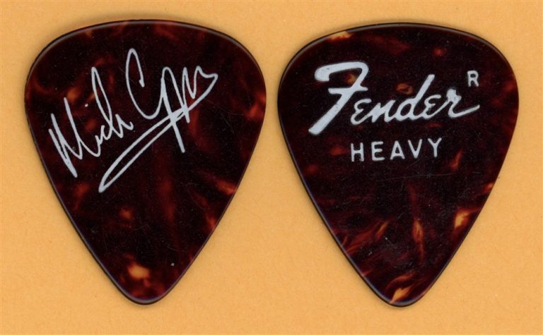 LA Guns Mick Cripps Fender Vintage Guitar Pick - 1991 Hollywood Vampires Tour