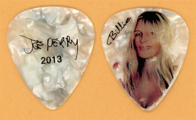 Aerosmith Joe Perry Vintage Guitar Pick - 2013 Global Warming Tour