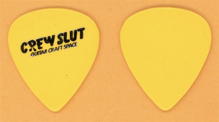 Crew Slut Craft Space Vintage Tour Guitar Pick