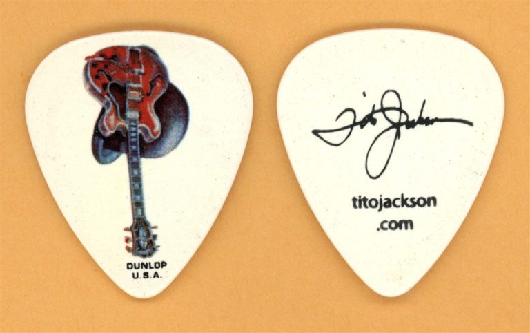 Tito Jackson Vintage Tour Guitar Pick - 2010 Forever Michael Event