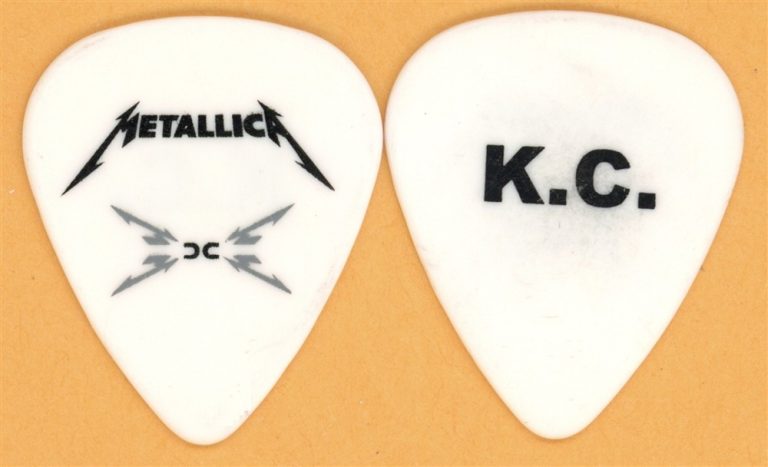 Metallica Kansas City Vintage Guitar Pick - 2008 Death Magnetic Tour