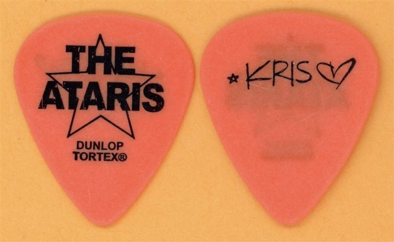The Ataris Kristopher Roe Vintage Guitar Pick - 2003 Astoria Tour