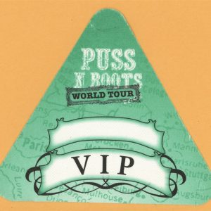 Nora Jones 2003 Puss N Boots Concert Tour VIP Backstage Pass