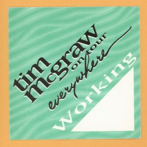 Tim McGraw 1997 Everywhere Concert Tour Working Backstage Pass