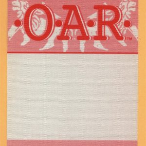 OAR 2002 Of A Revolution Concert Tour WORKING Backstage Pass