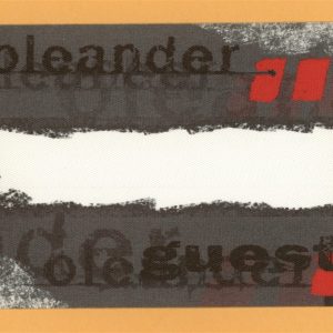 Oleander 2003 Joyride Concert Tour GUEST Backstage Pass