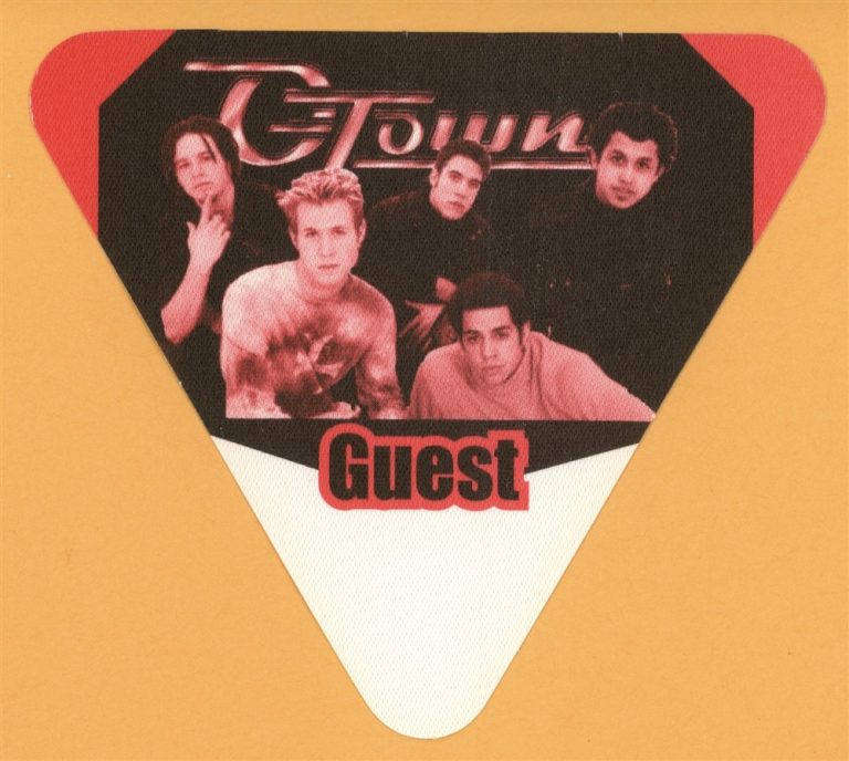 O-Town 2001 Concert Tour GUEST Backstage Pass