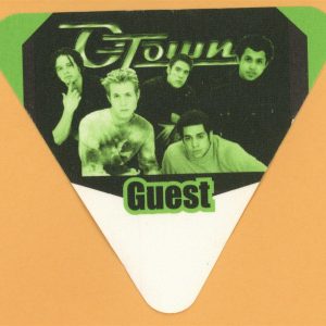 O-Town 2001 Concert Tour GUEST Backstage Pass
