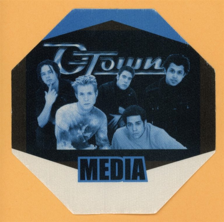 O-Town 2001 Concert Tour MEDIA Backstage Pass