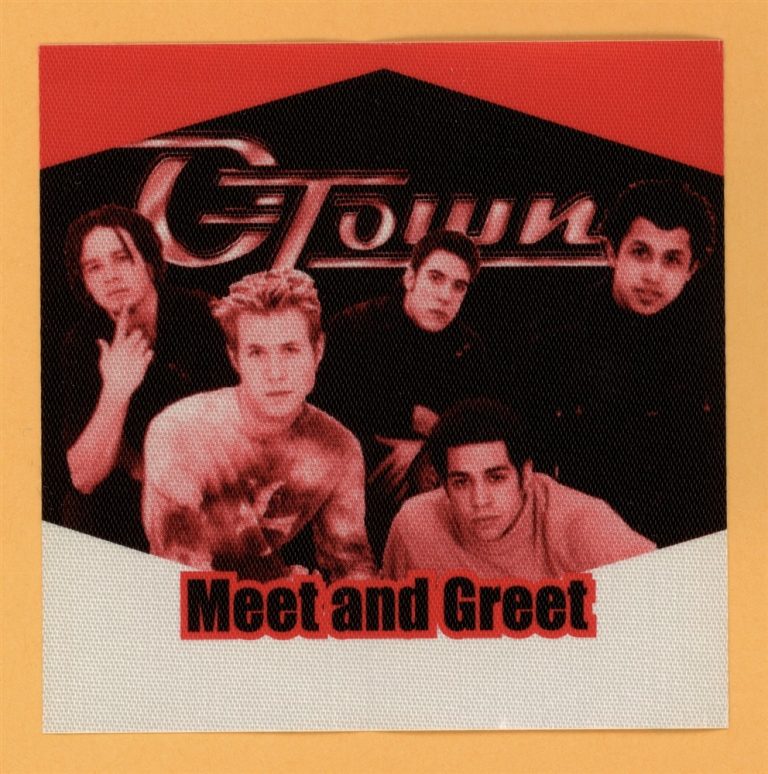 O-Town 2001 Concert Tour MEET & GREET Backstage Pass