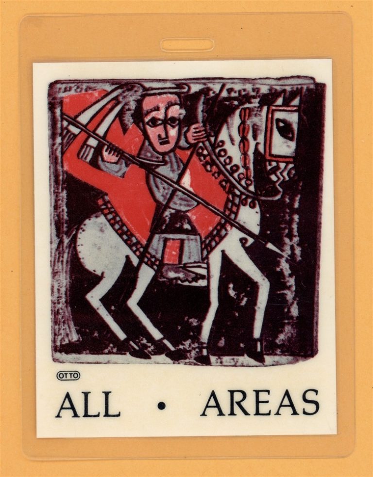 Paul Simon 1986 Graceland Tour AA Laminated Backstage Pass