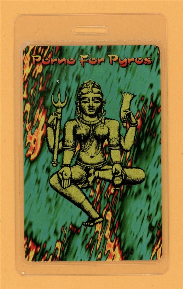 Porno For Pyros 1996 Good God's Urge Tour Laminated Backstage Pass