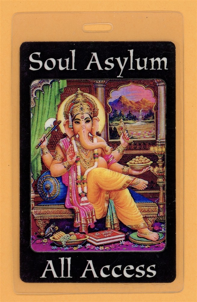 Soul Asylum 1994 Concert Tour All Access BLK Laminated Backstage Pass