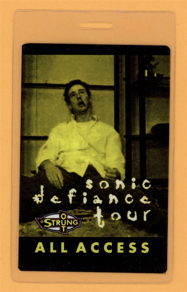 Strung Out 2004 Sonic Defiance Tour All Access Laminated Backstage Pass