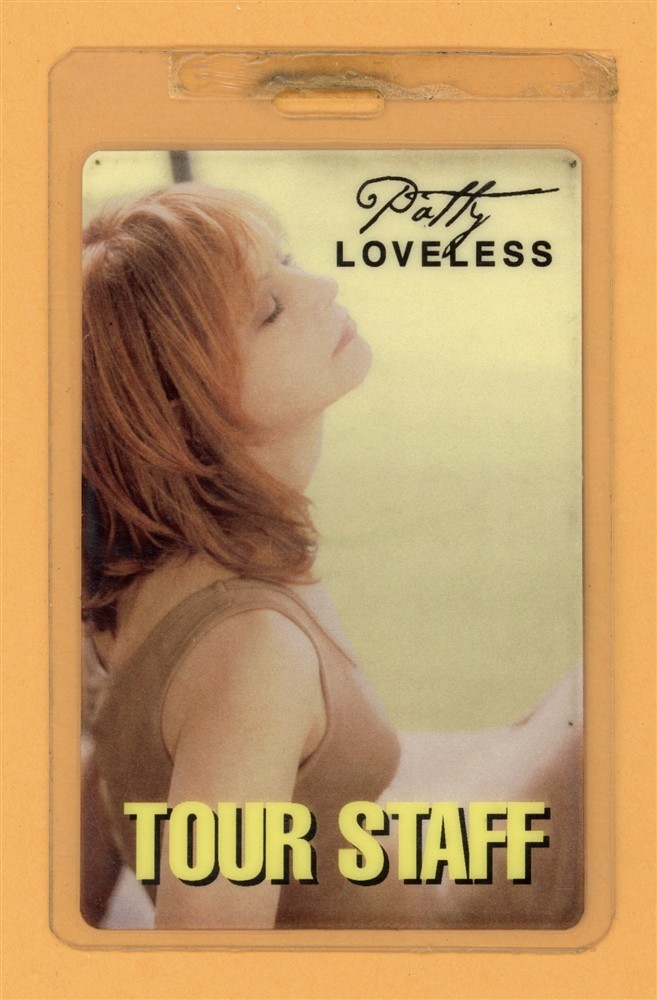 Patty Loveless Concert Tour Tour Staff Laminated Backstage Pass