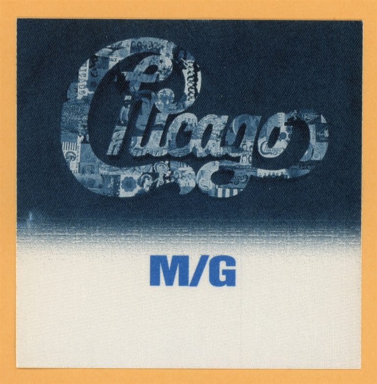 Chicago 1999 Concert Tour MEET & GREET Backstage Pass