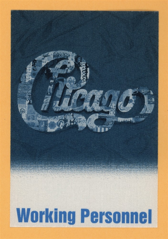 Chicago 1999 Concert Tour WORKING Backstage Pass