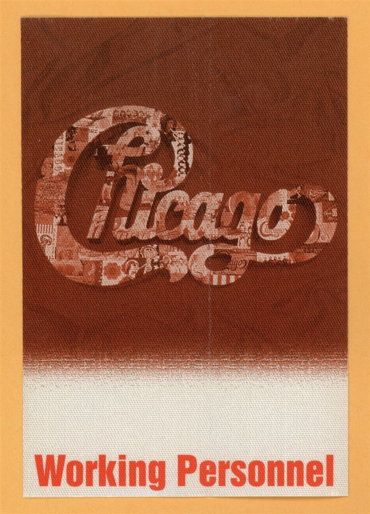 Chicago 1999 Concert Tour WORKING Backstage Pass