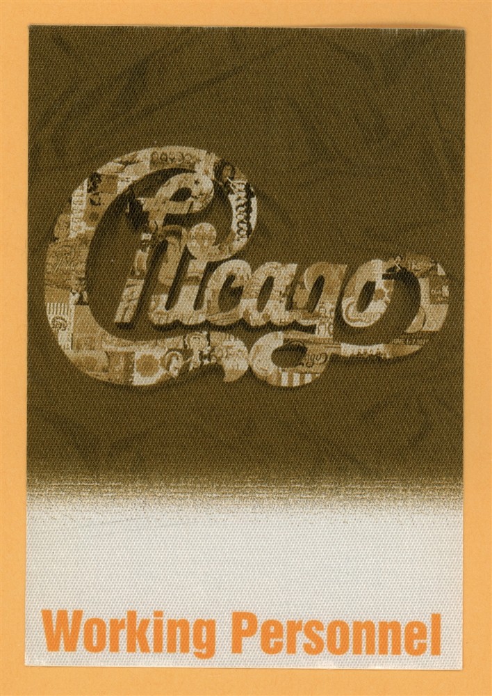 Chicago 1999 Concert Tour WORKING Backstage Pass