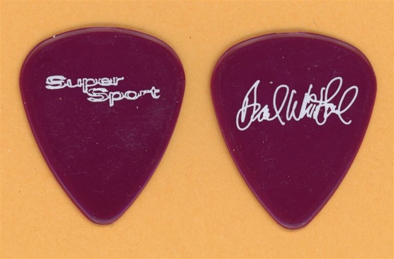 Aerosmith Brad Whitford Vintage Guitar Pick - 2001 Just Push Play Tour