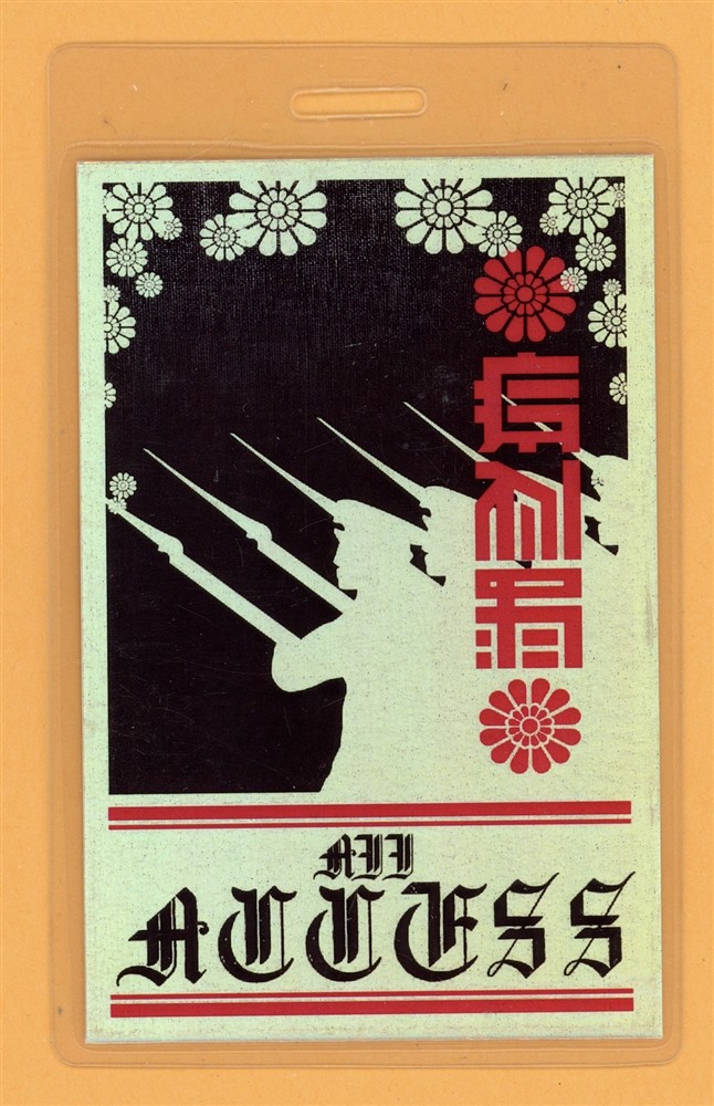 Guns N Roses 2002 Chinese Democracy Tour AA Laminated Backstage Pass