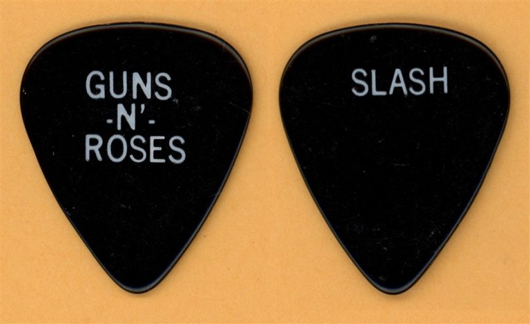 Guns N Roses Slash 1st Custom Guitar Pick - 1987 Appetite for Destruction Tour