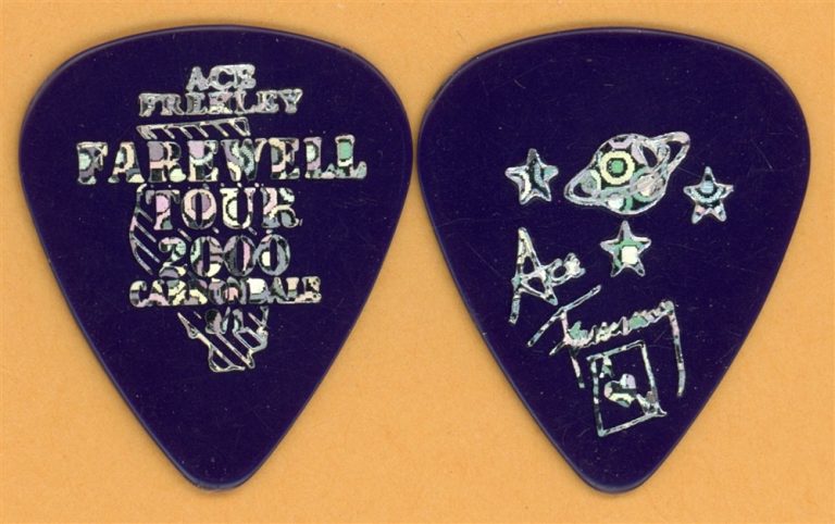 KISS 2000 Farewell Tour Ace Frehley Vintage Guitar Pick - Carbondale, IL