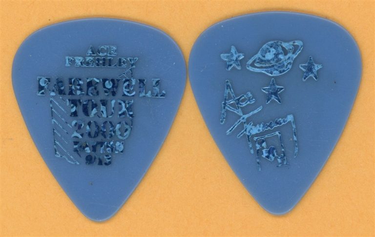 KISS 2000 Farewell Tour Ace Frehley Vintage Guitar Pick - Dayton, OH
