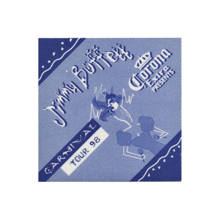 Jimmy Buffett 1998 Don't Stop the Carnival Concert Tour Corona Backstage Pass