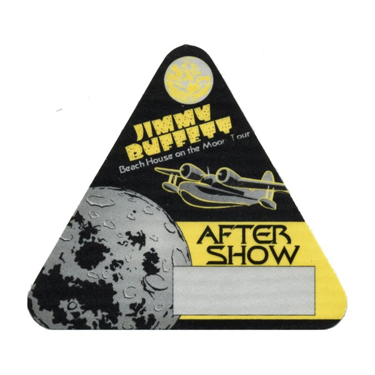 Jimmy Buffett 1999 Beach House on the Moon Concert Tour Aftershow Backstage Pass