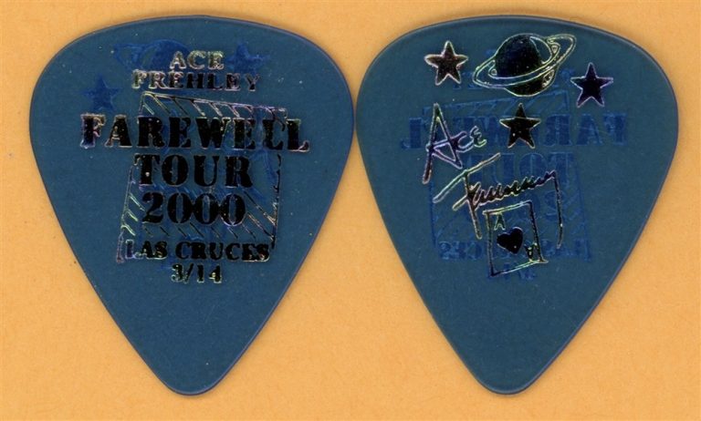 KISS 2000 Farewell Tour Ace Frehley Vintage Guitar Pick - Las Cruces, NM