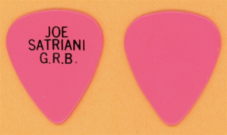 Joe Satriani Greg Kihn Band Vintage Guitar Pick - 1986 Love and RNR Tour