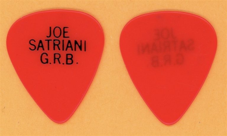 Joe Satriani Greg Kihn Band Vintage Guitar Pick - 1986 Love and RNR Tour