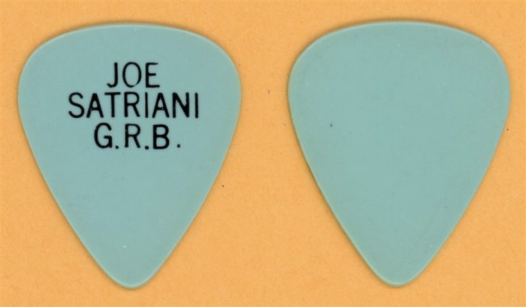 Joe Satriani Greg Kihn Band Vintage Guitar Pick - 1986 Love and RNR Tour