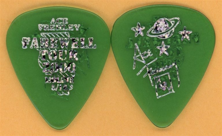 KISS 2000 Farewell Tour Ace Frehley Vintage Guitar Pick - Moline, IL